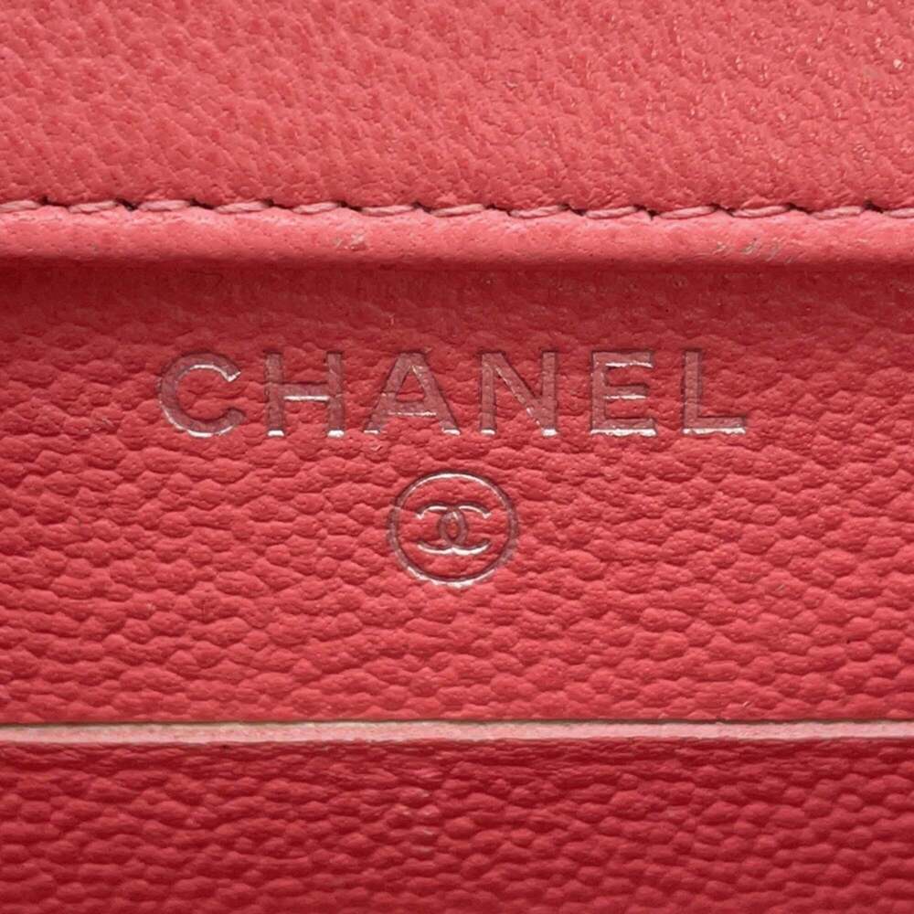 CHANEL Pink Leather Logo Shoulder Bag - Picture 14 of 16